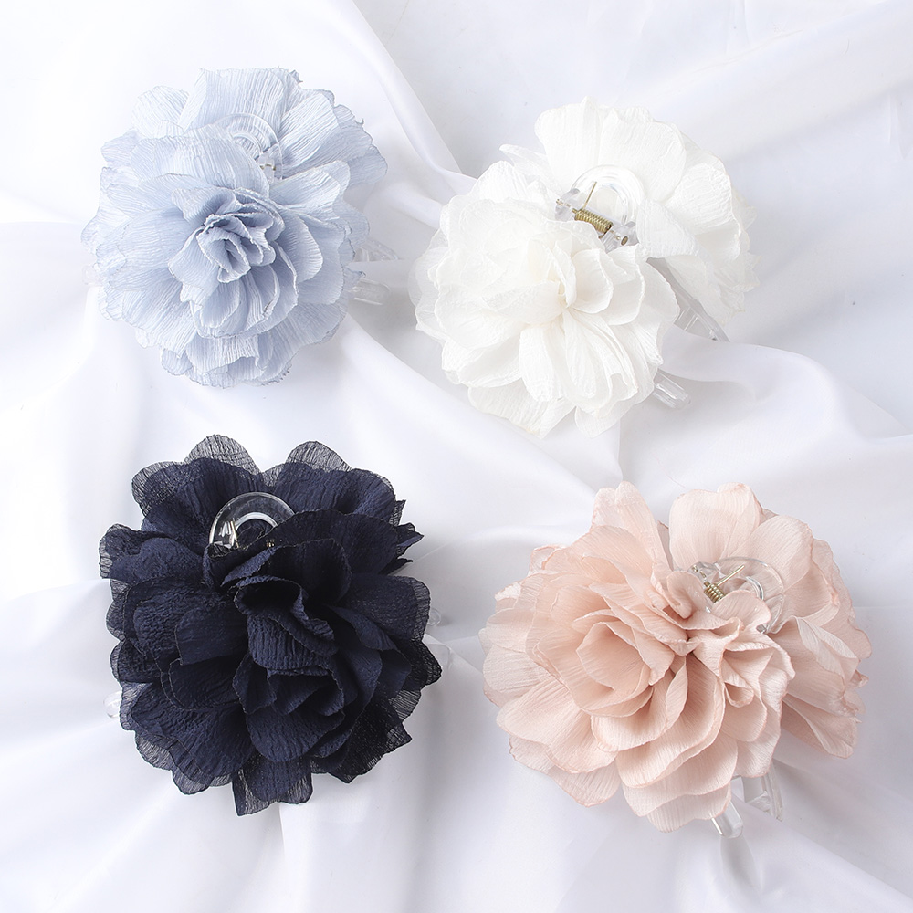 Hair Clip Claw Large - Duże spinki do włosów z kwiatami