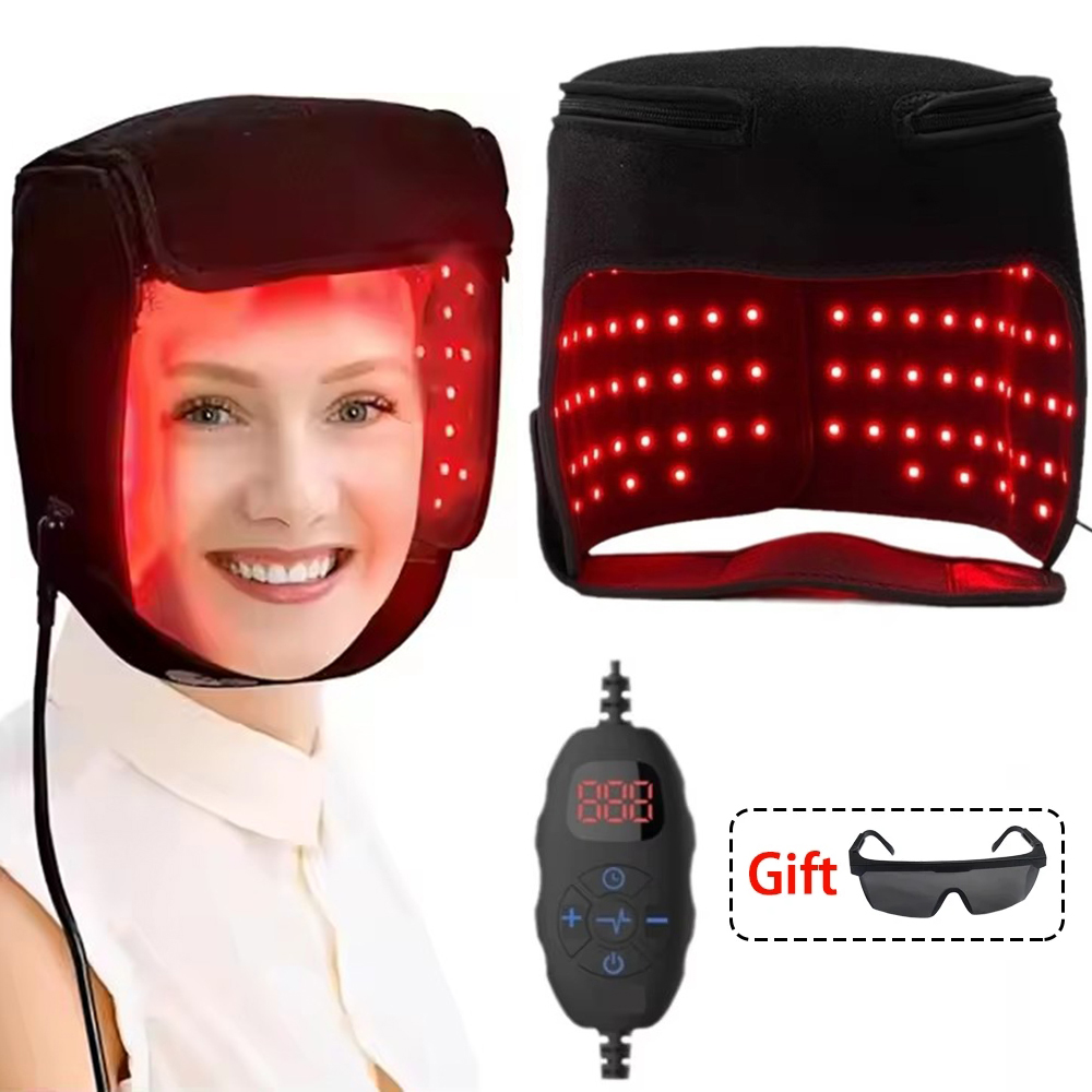 Hair Care Vegan - Czapka LED do terapii czerwonym światłem