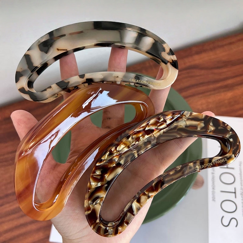 Hair Clip Claw Large - 9.5CM Francuskie kobiety Moda Spinki do