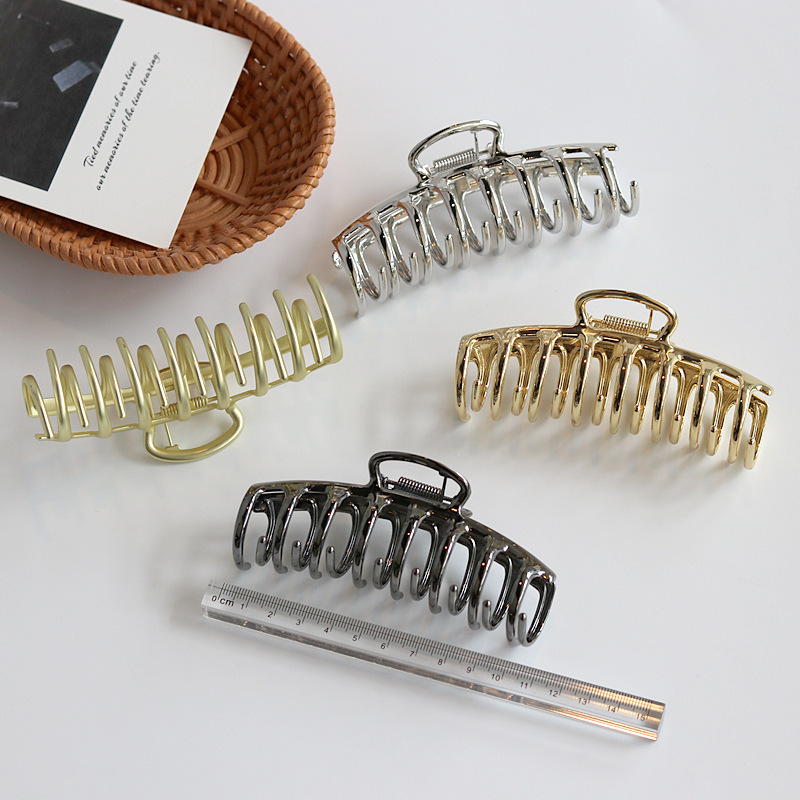 Hair Clip Claw Large - 1 szt. Francuski retro europejski i