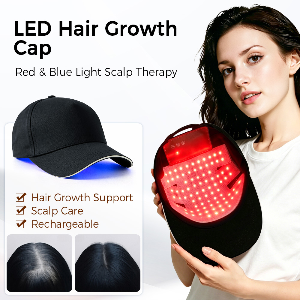 Hair Care Vegan - Czapka LED do terapii wzrostu włosów