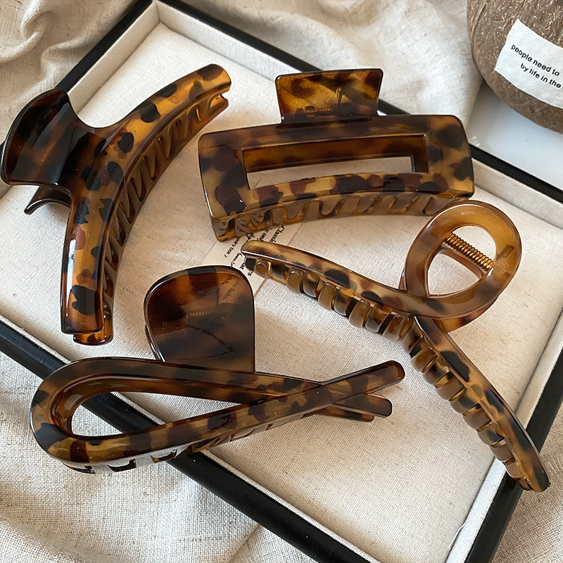 Hair Clip Claw Large - 1/2/4 szt. Duże akrylowe klipsy do