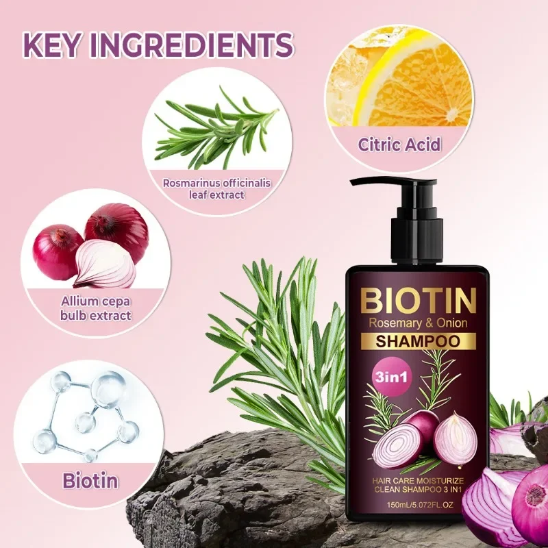 Szampon BIOTIN Rosemary & Onio – Hair Care Natural Ingredients recenzja i cena