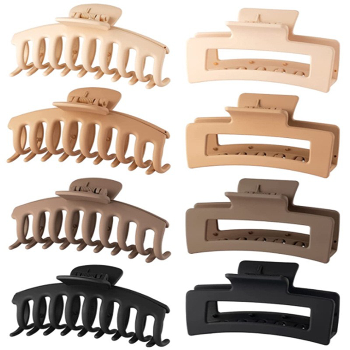 Czarne spinki do włosów dla ko – Hair Clip Claw Large recenzja i cena