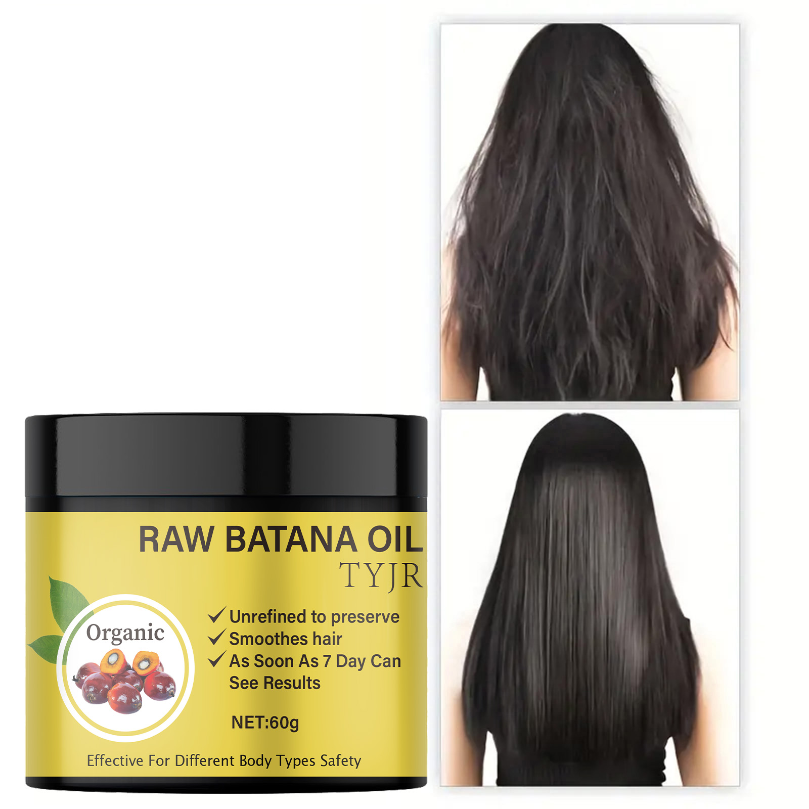 Maska do włosów z surowym olej – Hair Care For Dry And Frizzy Hair recenzja i cena