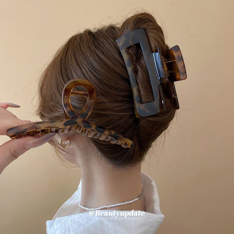 1/2/4 szt. Duże akrylowe klips – Hair Clip Claw Large recenzja i cena